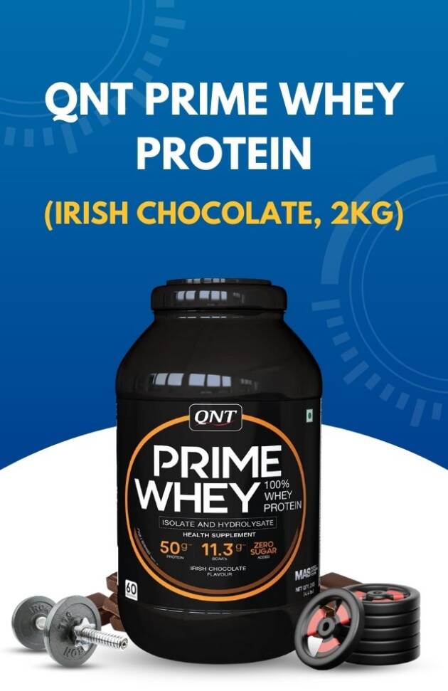 QNT Prime Whey Protein (Irish Chocolate, 2kg)