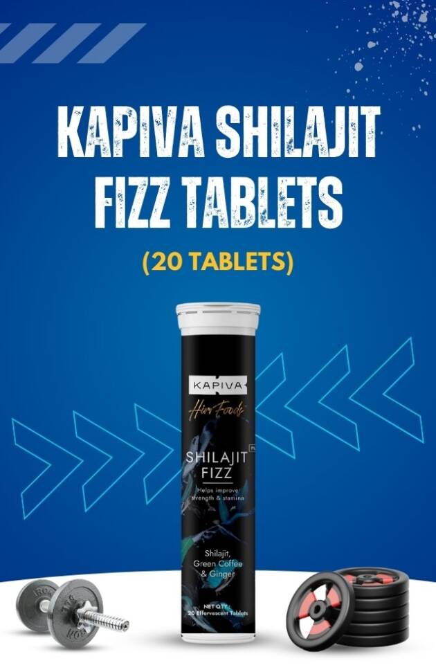 Kapiva Shilajit Fizz Tablets (20 Tablets)