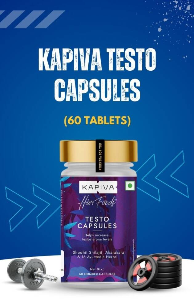 Kapiva Testo Capsules (60 Tablets)