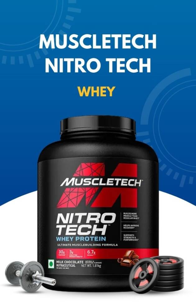 Muscletech Nitro tech whey