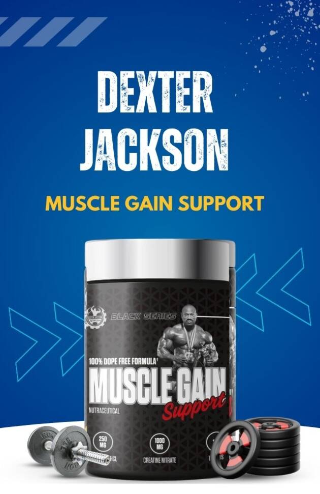 Dexter Jackson Muscle Gain Support